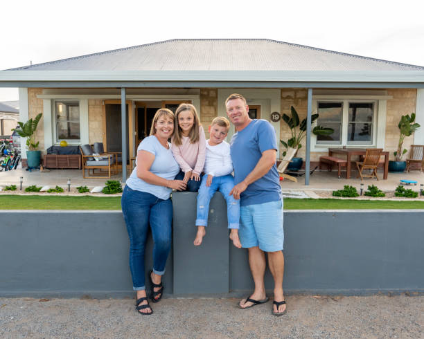 Happy Australian family